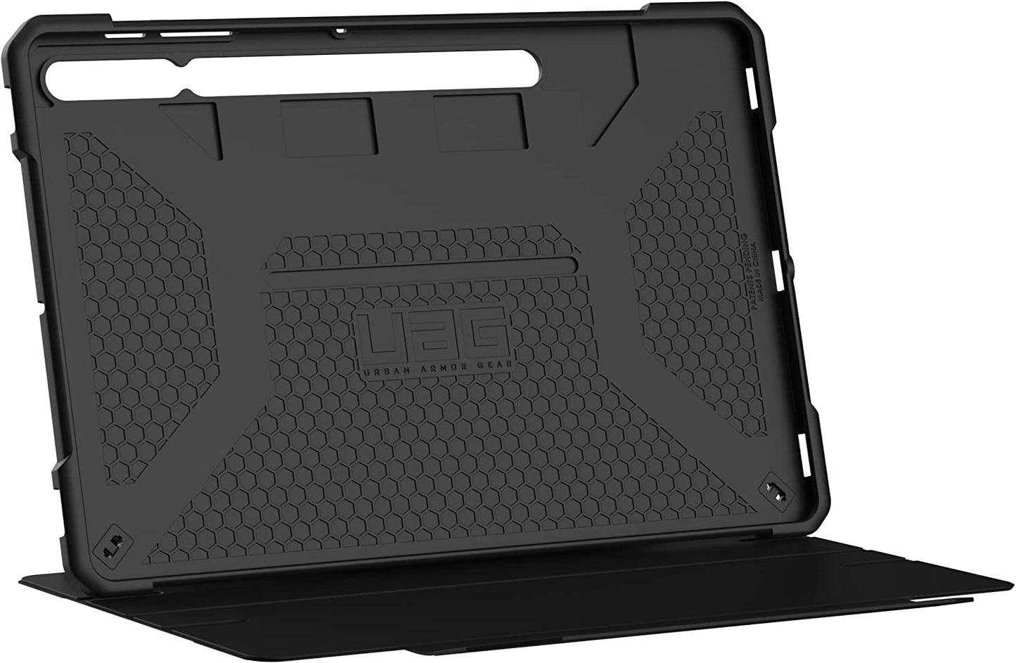 UAG Samsung Galaxy Tab S8 Plus/S7 Plus/S7 FE (12.4) Metropolis Case With Kick-Stand - Black