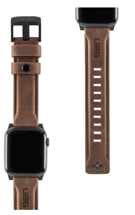 UAG Apple Watch 45mm/44mm/42mm/Ultra Leather Strap - Brown