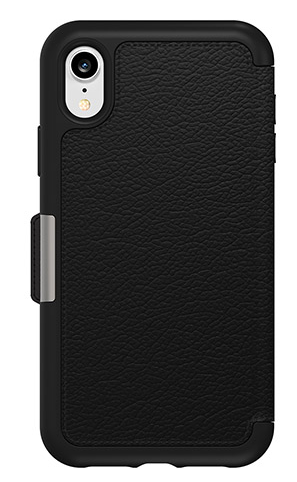 OtterBox iPhone XR Strada Folio Case - Shadow Black