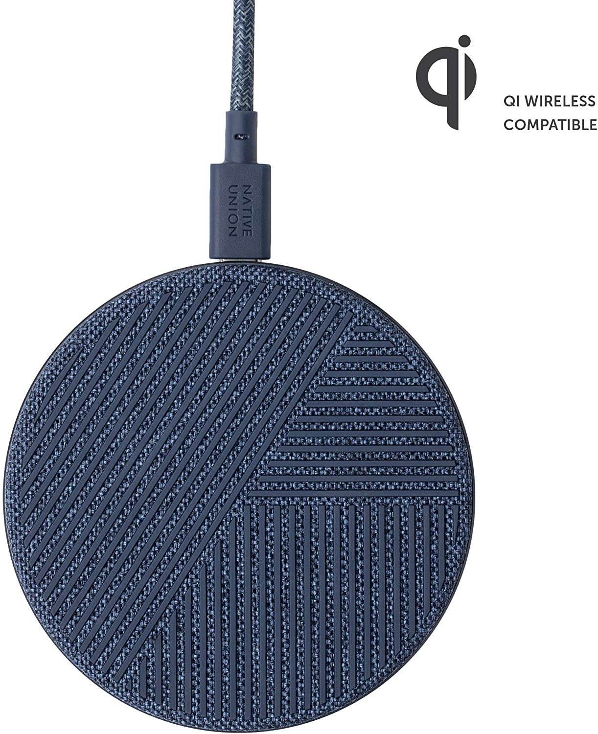 Native Union Drop Wireless Charger Fabric V2 - Indigo