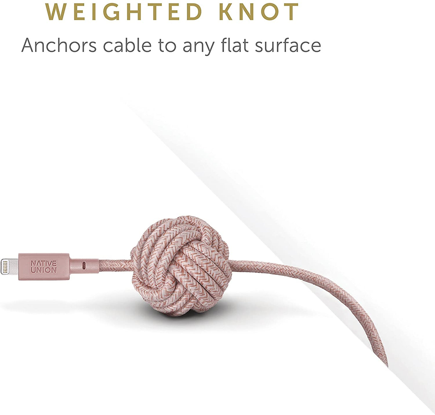 Native Union Night Cable - USB A to Lightning - 3M - Rose