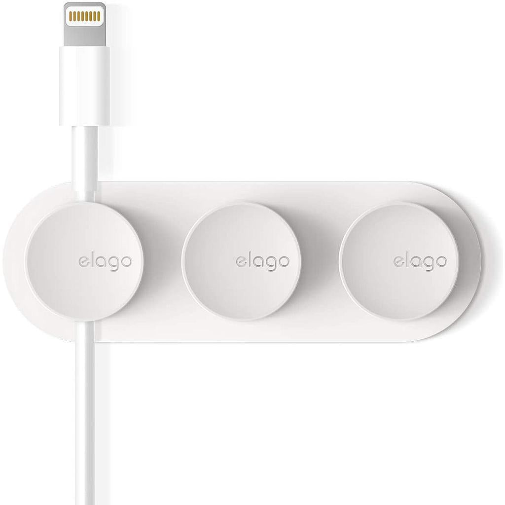 Elago Magnetic Cable Management Buttons - White