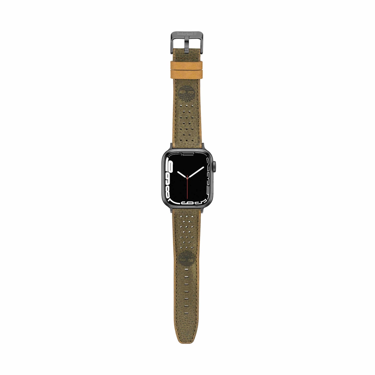 Timberland Daintree Apple Watch 38/40/41mm, Smart Watch 20mm Leather Strap - Green Leather