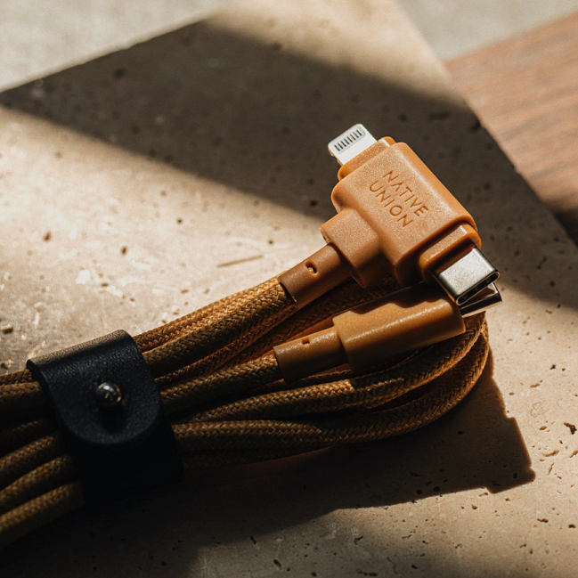 Native Union Belt Cable Duo Type C-C-Lightning 1.8m - Kraft