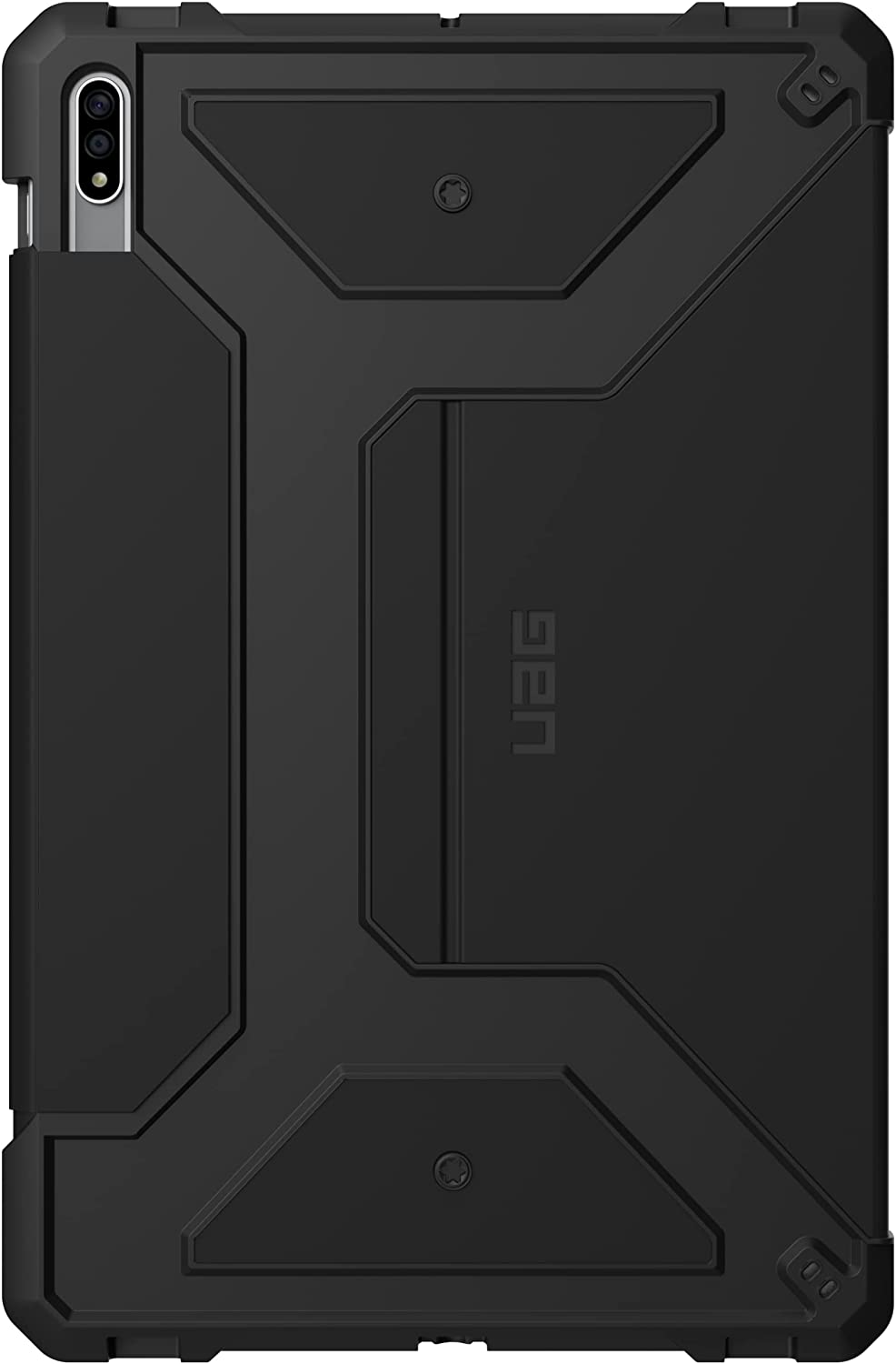 UAG Samsung Galaxy Tab S8 Plus/S7 Plus/S7 FE (12.4) Metropolis Case With Kick-Stand - Black