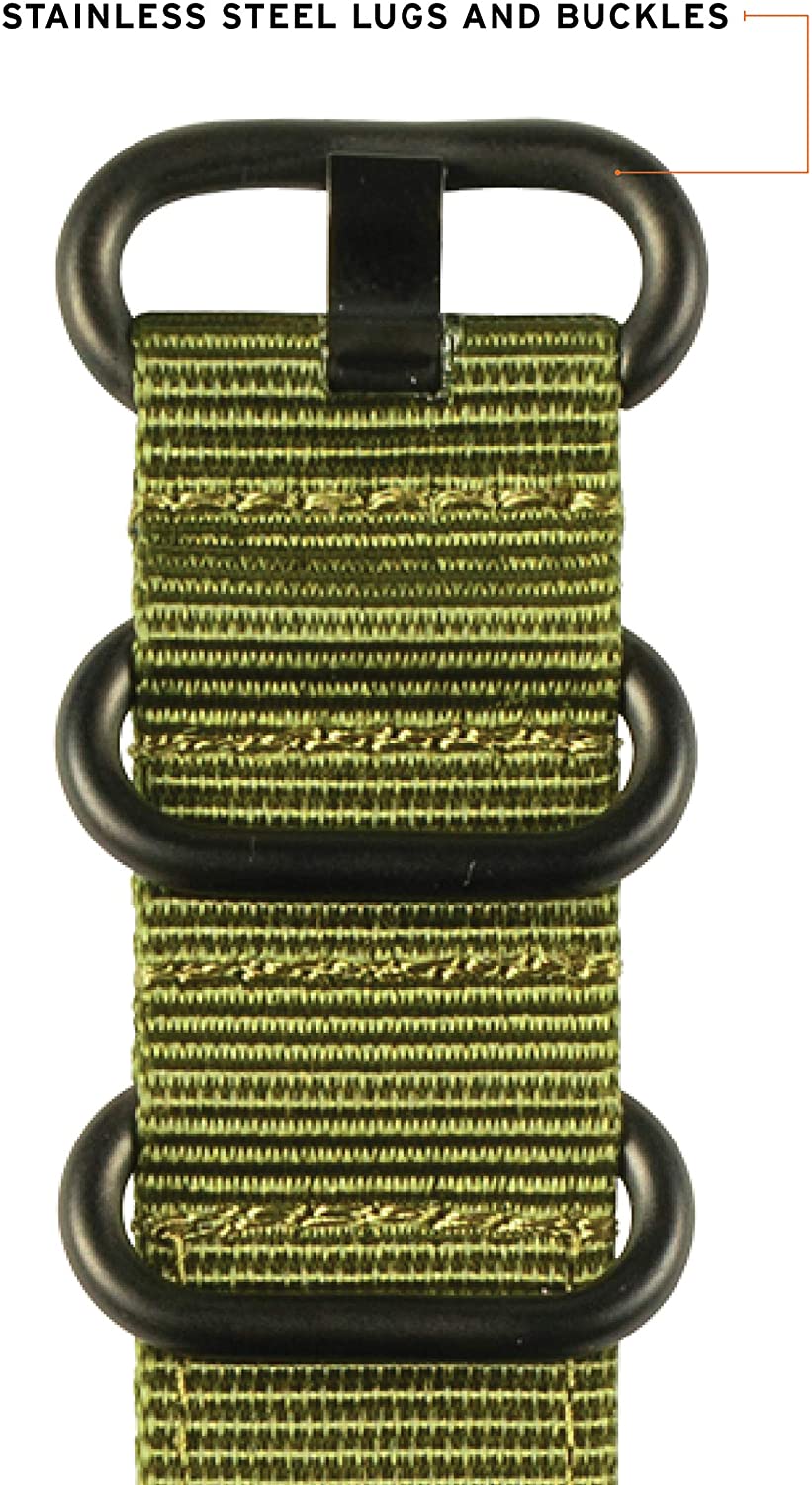 UAG Apple Watch 45mm/44mm/42mm/Ultra Nato Strap - Olive Drab