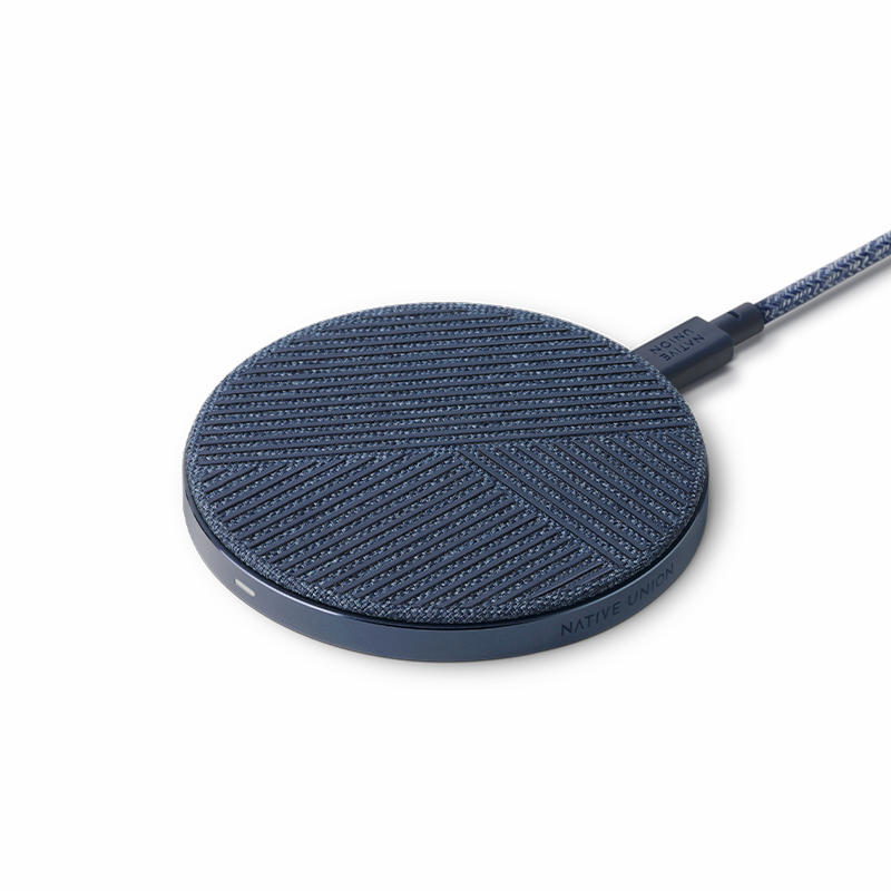 Native Union Drop Wireless Charger Fabric V2 - Indigo