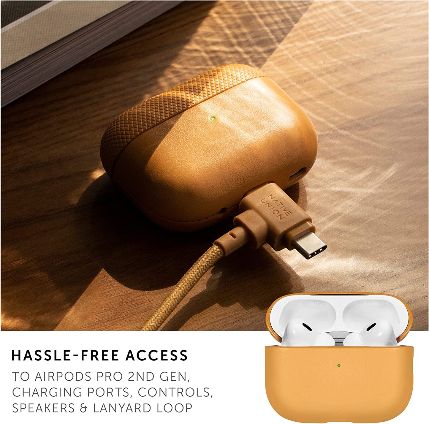 Native Union AirPods Pro 1&2 RE(Classic) Case - Kraft