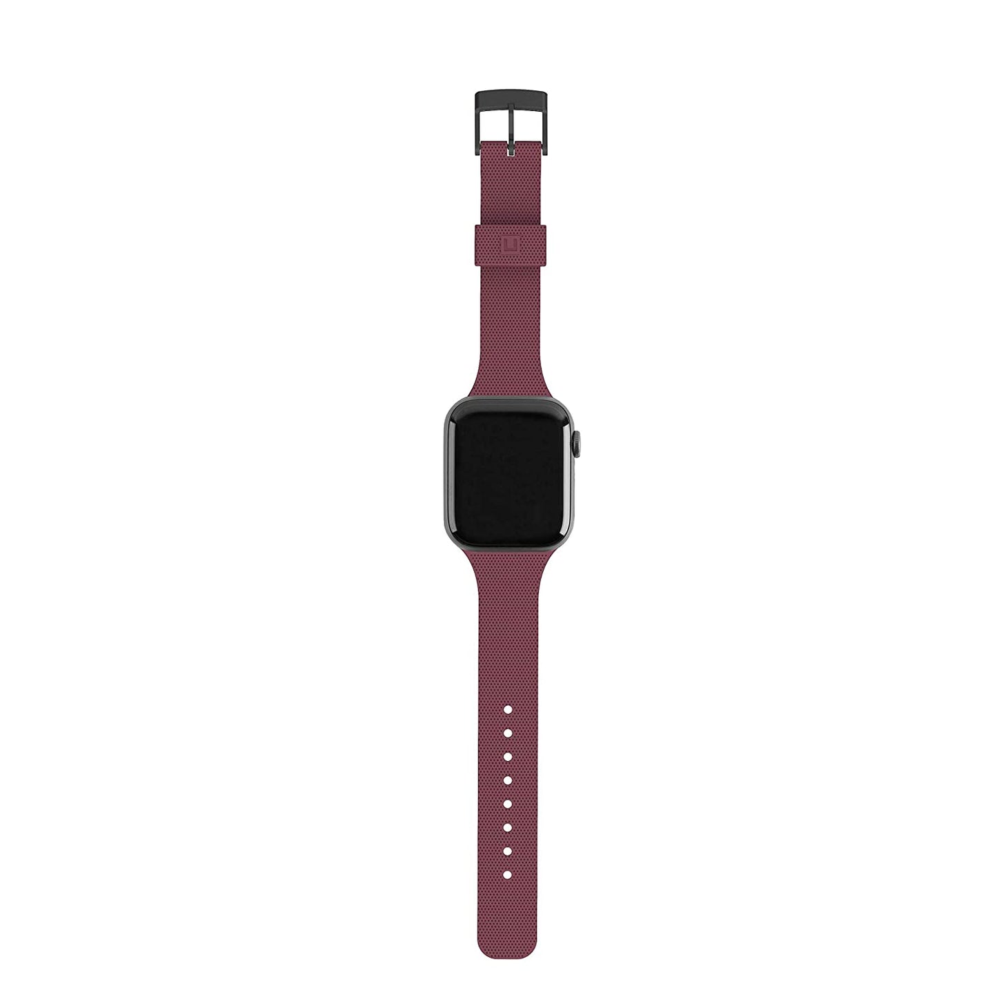 [U] by UAG Apple Watch 41/40/38mm DOT Silicone Strap - Aubergine