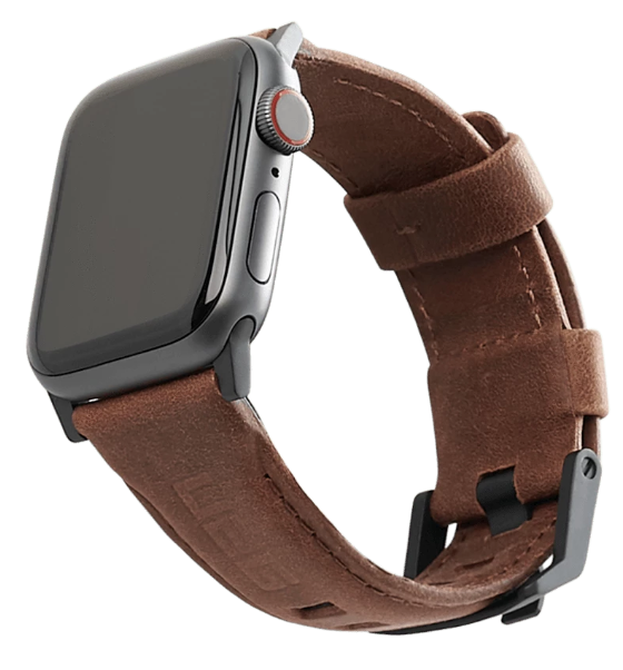 UAG Apple Watch 45mm/44mm/42mm/Ultra Leather Strap - Brown