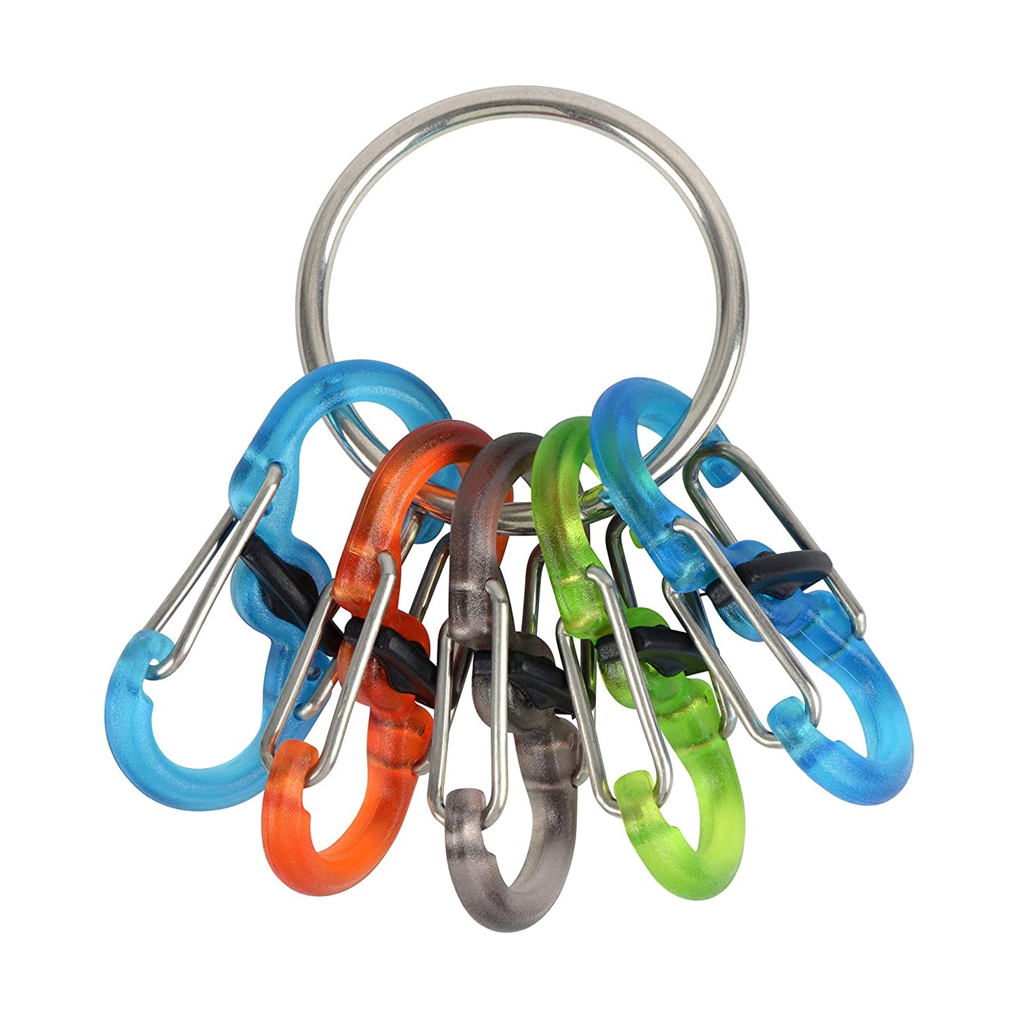 NiteIze KeyRing Locker™ S-Biner® Stainless Steel - Spectrum - Spectrum