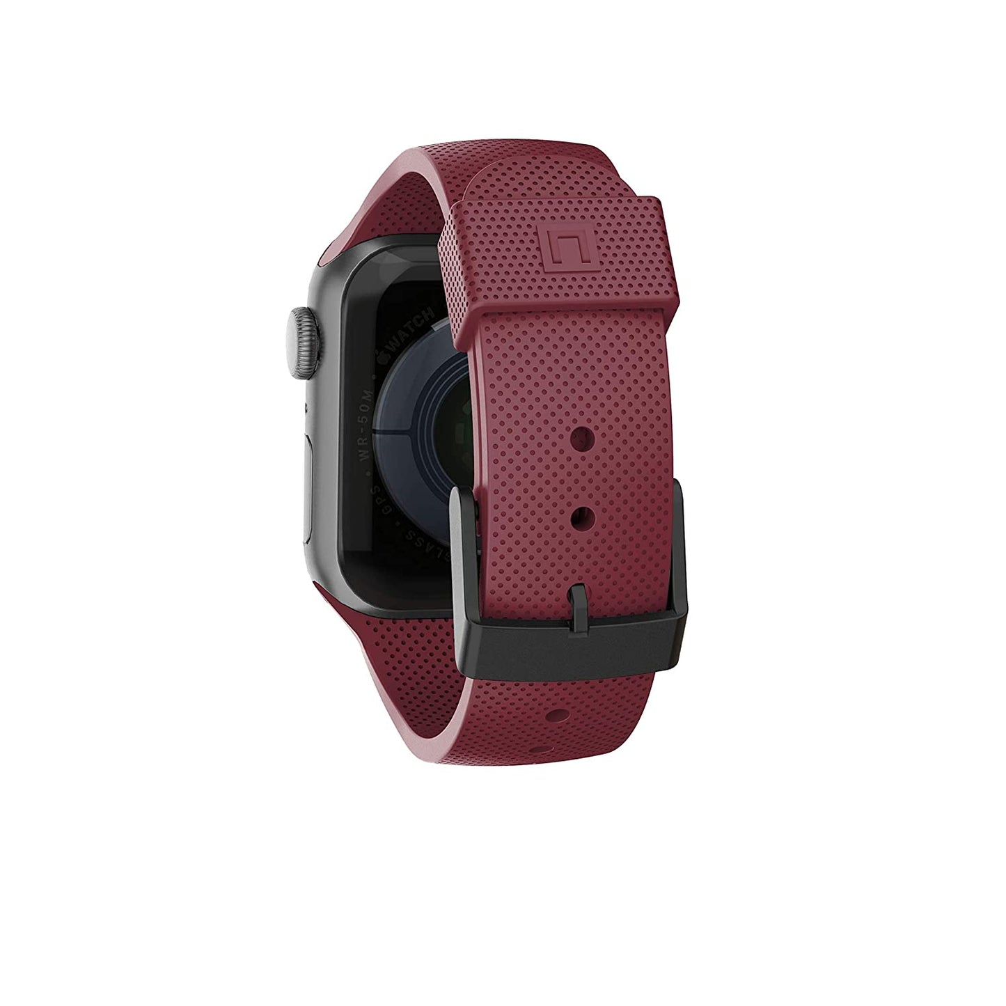 [U] by UAG Apple Watch 41/40/38mm DOT Silicone Strap - Aubergine