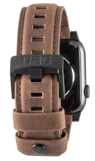 UAG Apple Watch 45mm/44mm/42mm/Ultra Leather Strap - Brown