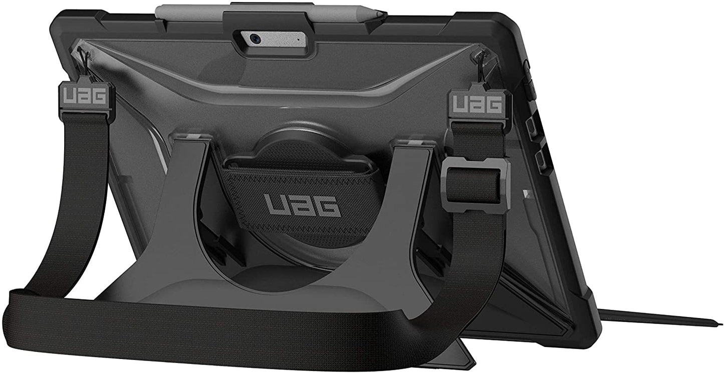 UAG Microsoft Surface Pro X Plasma Case With Handstrap & Shoulder Strap - Black