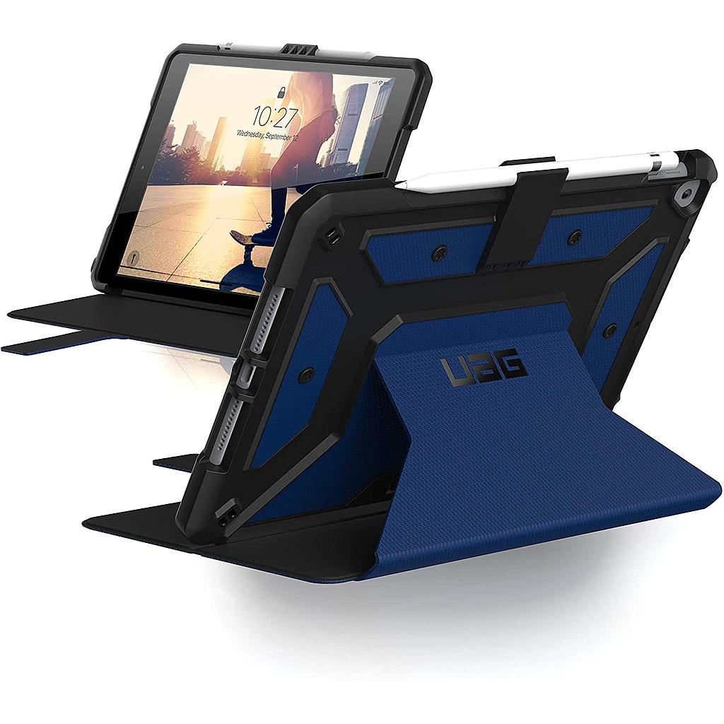 UAG iPad 10.2" (7th, 8th & 9th Gen) Metropolis Case With Kick-Stand - Cobalt