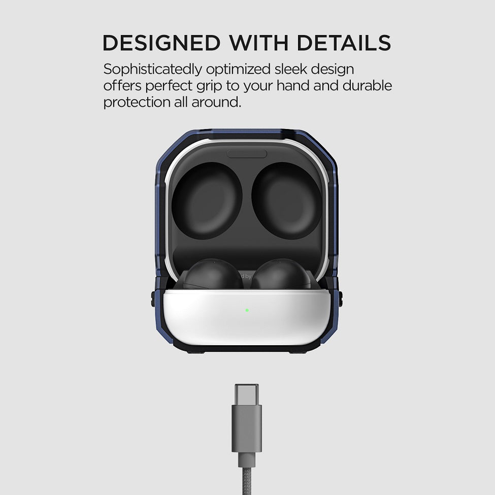 VRS Design Galaxy Buds 2/Buds Pro/Buds Live Active Case - Deepsea Blue