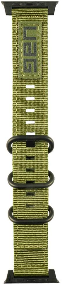 UAG Apple Watch 45mm/44mm/42mm/Ultra Nato Strap - Olive Drab