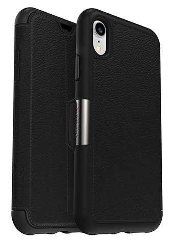 OtterBox iPhone XR Strada Folio Case - Shadow Black