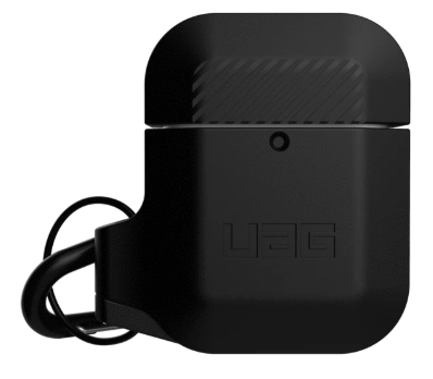 UAG Apple Airpods 1&2 Silicone Case - Black/Black