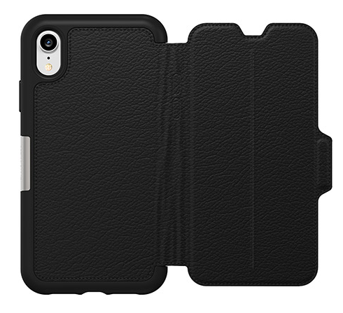 OtterBox iPhone XR Strada Folio Case - Shadow Black