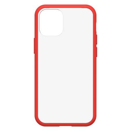 OtterBox  iPhone 12 mini React Case - Power Red - Clear/Red