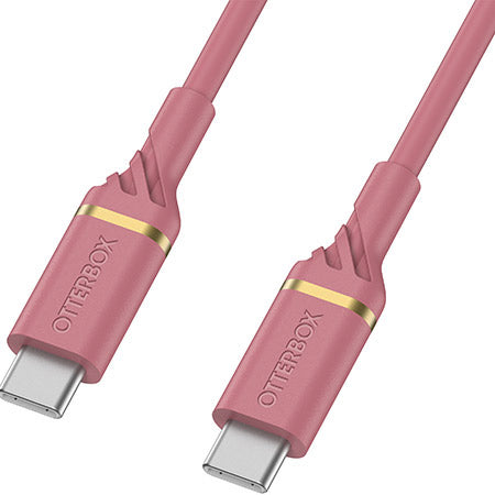 OtterBox USB-C to USB-C Fast Charge Cable - Standard 1 Meter - Matte Pink