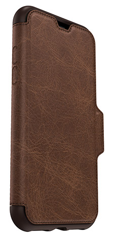 OtterBox iPhone XS Strada Folio Case - Espresso Brown