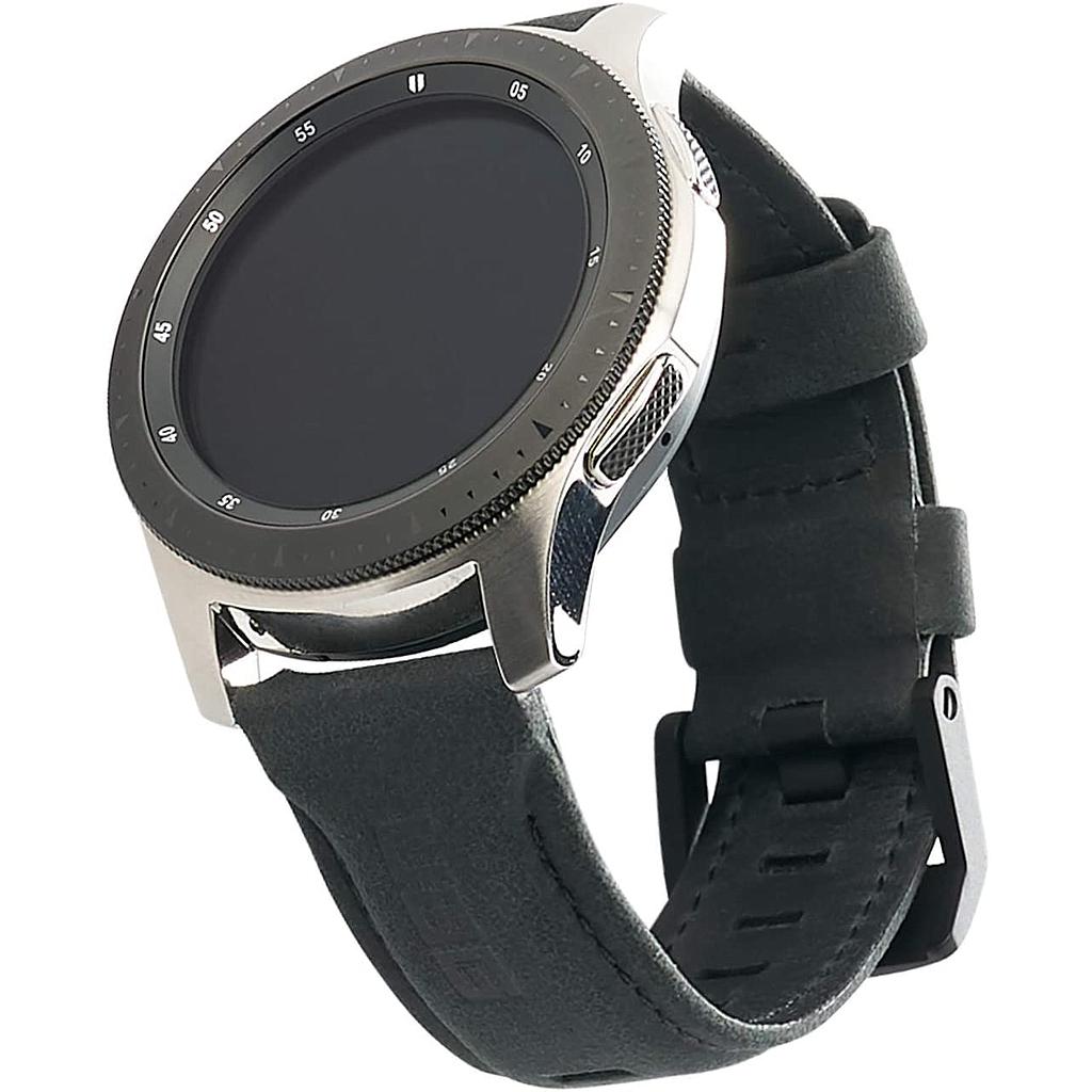 UAG Universal Watch (22mm Lugs) Leather Strap - Black
