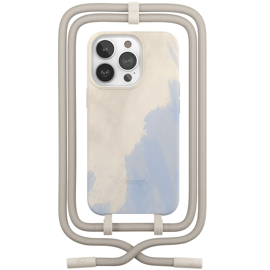 Woodcessories iPhone 14 Pro Change Case - Beige Blue