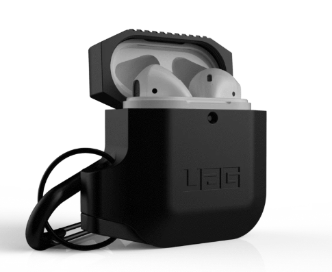 UAG Apple Airpods 1&2 Silicone Case - Black/Black