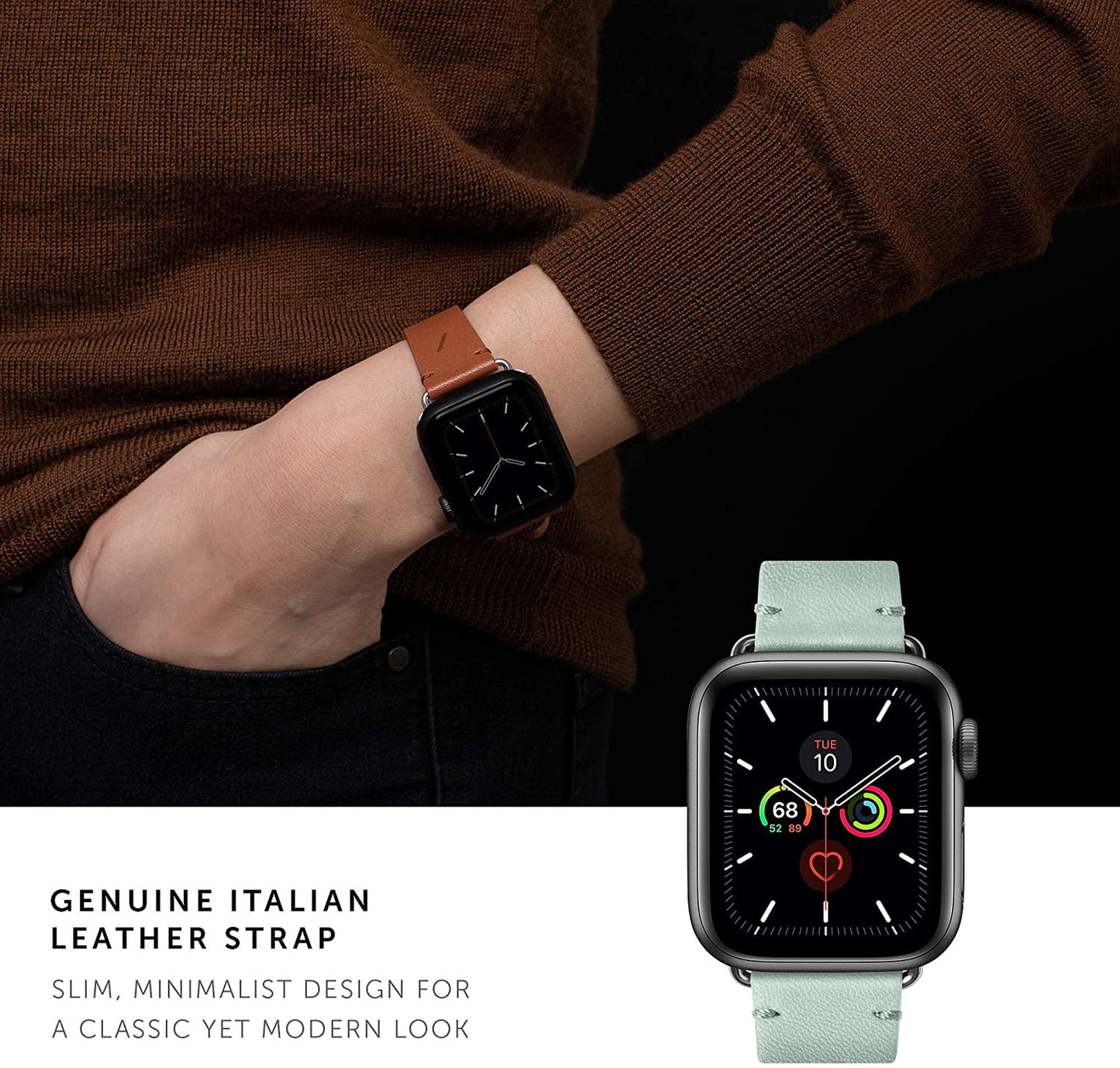 Native Union Apple Watch 45/44/42mm/Ultra Classic Straps - Sage