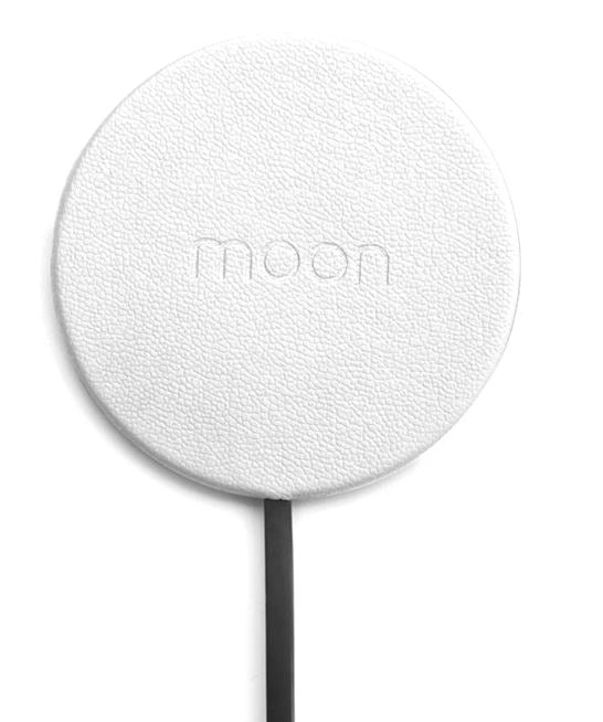 Moon Wireless Pad - White Leather