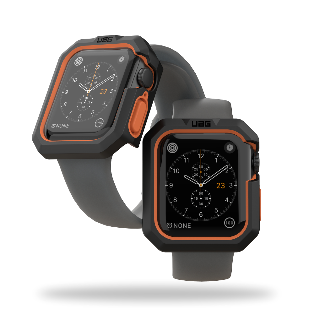 UAG Apple Watch 40mm Series 4/5/6/SE/SE2 Civilian Case - Black / Orange