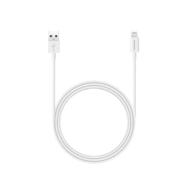 RockRose Ivory AL 2.4A Lightning Cable - 1M / White