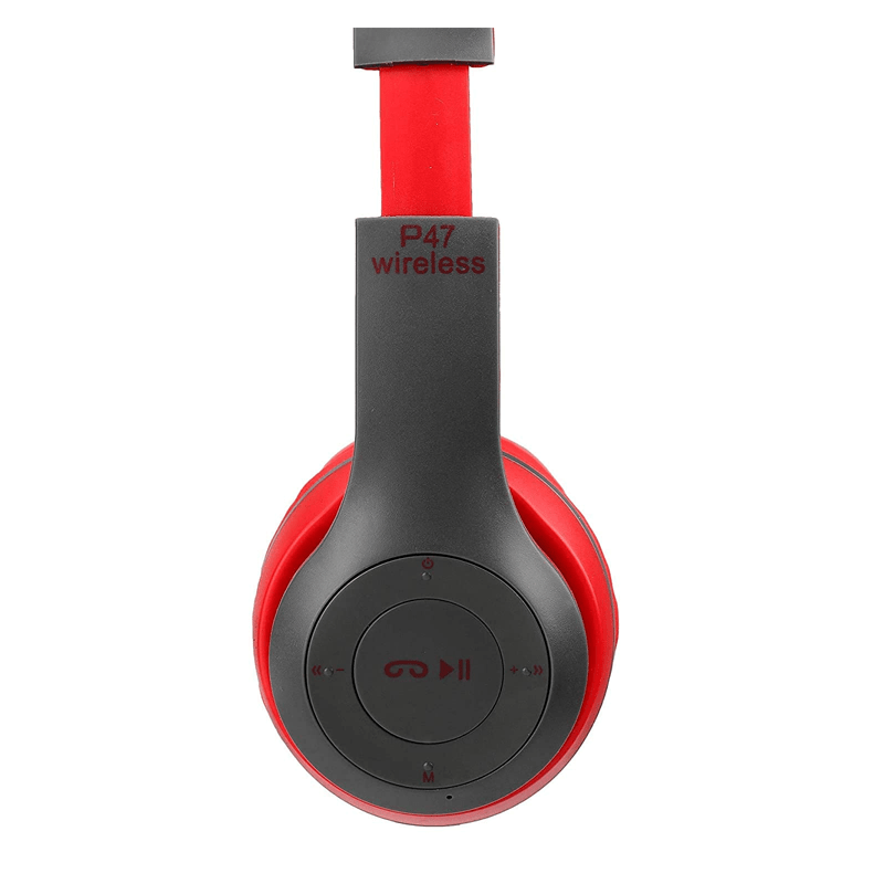 P47 Wireless Headphone - Bluetooth 4.2 / Wireless / Red