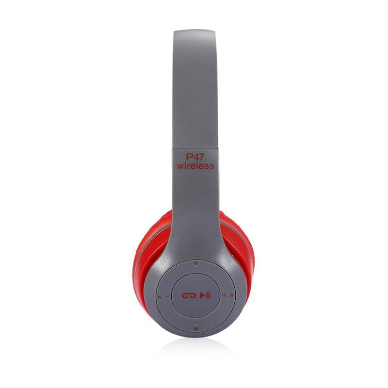 P47 Wireless Headphone - Bluetooth 4.2 / Wireless / Red