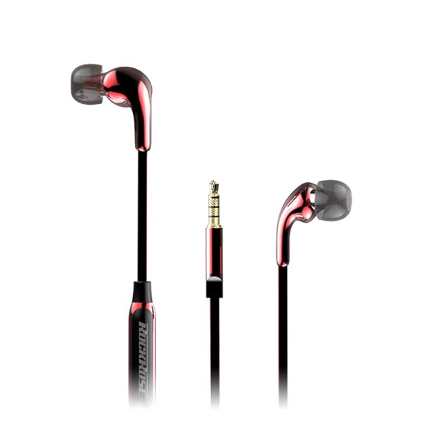 Rockrose Solo Pro 3.5mm In-Ear Earphones - Red