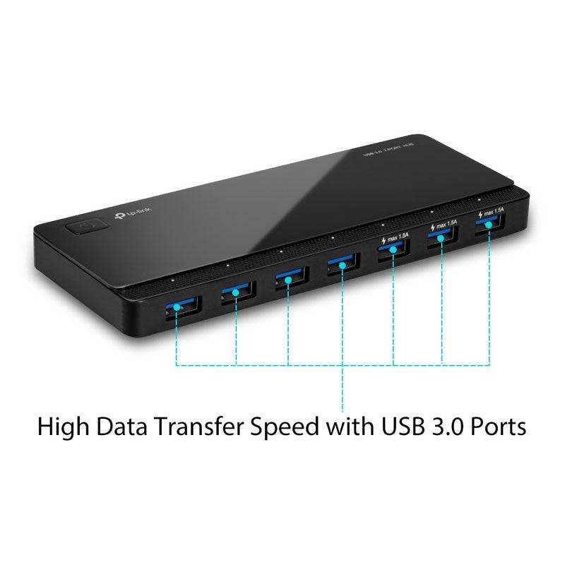 TP-Link UH700 7-Ports USB HUB - 7 Ports / 5Gbps / USB 3.0 - Cables & Peripherals