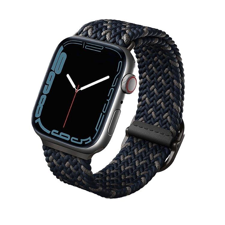 Uniq Aspen Designer Edition Braided Apple Watch Strap 42/44/45mm – Obsidian Blue