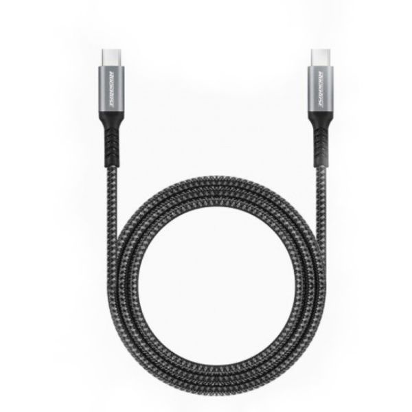 RockRose Powerline Type-C Cable - 3A / 60W / 2 Meter / Black